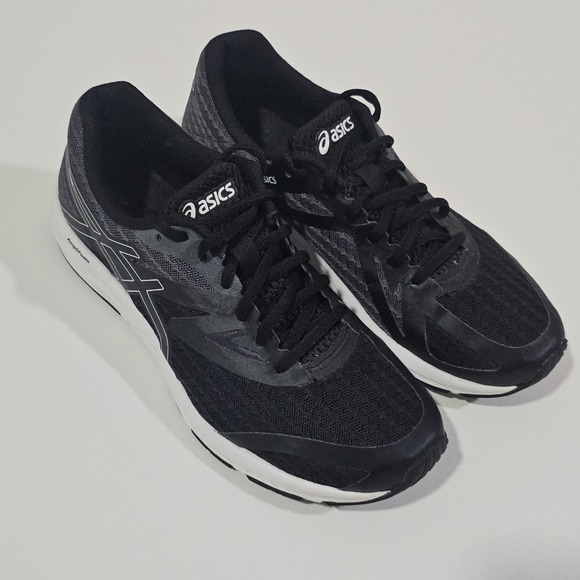 Asics Women's Amplica Black Gray Running Shoes Size 7 1/2 - Picture 1 of 13